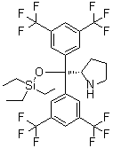 CAS 登录号：946074-05-1, (2S)-2-[二[3,5-二(三氟甲基)苯基][(三乙基硅烷基)氧基]甲基]吡咯烷