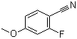 structure of CAS# 94610-82-9, 2-Fluoro-4-methoxybenzonitrile