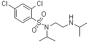 structure of CAS# 946387-07-1, 2,4-二氯-N-(异丙基)-N-[2-[(异丙基)氨基]乙基]苯磺酰胺
