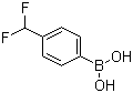 structure of CAS# 946525-43-5, 4-Difluoromethylbenzeneboronic acid