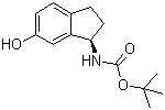 CAS # 947674-87-5, N-[(1R)-2,3-Dihydro-6-hydroxy-1H-inden-1-yl]carbamic acid tert-butyl ester