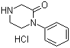 structure of CAS# 94783-18-3, 1-苯基-2-哌嗪酮盐酸盐
