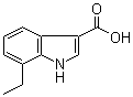 CAS 登录号：948581-62-2, 7-乙基-1H-吲哚-3-羧酸