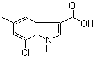 CAS # 948581-64-4, 7-Chloro-5-methyl-1H-indole-3-carboxylic acid