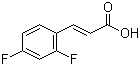 structure of CAS# 94977-52-3, 2,4-二氟肉桂酸
