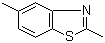 structure of CAS# 95-26-1, 2,5-Dimethylbenzothiazole