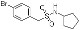 CAS 登录号：950256-12-9, 1-(4-溴苯基)-N-环戊基甲磺酰胺