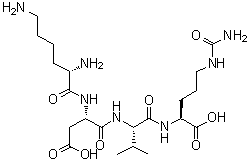 CAS 登录号：951775-32-9, L-赖氨酰-L-alpha-天冬氨酰-L-缬氨酰-N5-(氨基羰基)-L-鸟氨酸