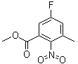 structure of CAS# 952479-97-9, 5-氟-3-甲基-2-硝基苯甲酸甲酯