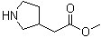 structure of CAS# 95274-14-9, 3-Pyrrolidineacetic acid methyl ester