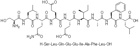 CAS 登录号：953761-79-0, L-丝氨酰-L-亮氨酰-L-谷氨酰胺酰-L-alpha-谷氨酰-L-alpha-谷氨酰-L-异亮氨酰-L-丙氨酰-L-苯丙氨酰-L-亮氨酸