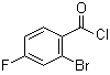 structure of CAS# 95383-36-1, 2-Bromo-4-fluorobenzoyl chloride
