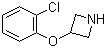 structure of CAS# 954222-94-7, 3-(2-氯苯氧基)氮杂环丁烷
