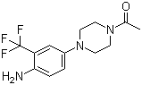 CAS 登录号：954270-68-9, 1-(3-三氟甲基-4-氨基苯基)-4-乙酰基哌嗪