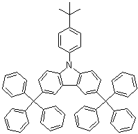 CAS 登录号：956373-04-9, 9-[4-(叔丁基)苯基]-3,6-二(三苯基甲基)-9H-咔唑