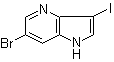 structure of CAS# 956485-60-2, 6-溴-3-碘-1H-吡咯并[3,2-b]吡啶