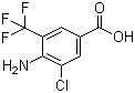 CAS 登录号：95656-52-3, 4-氨基-3-氯-5-三氟甲基苯甲酸