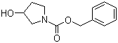 structure of CAS# 95656-88-5, N-苄氧羰基-3-羟基吡咯烷