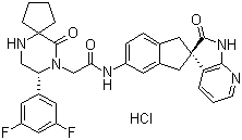 structure of CAS# 957116-20-0, MK 3207 盐酸盐
