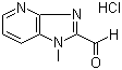 structure of CAS# 958254-66-5, 1-Methyl-1H-imidazo[4,5-b]pyridine-2-carboxaldehyde hydrochloride