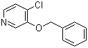 structure of CAS# 958266-09-6, 4-氯-3-苄氧基吡啶