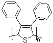 structure of CAS# 95831-30-4, 聚(3,4-二苯基噻吩)
