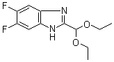 structure of CAS# 958863-36-0, 2-(二乙氧基甲基)-5,6-二氟-1H-苯并咪唑