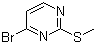 structure of CAS# 959236-97-6, 4-Bromo-2-(methylthio)pyrimidine