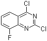 structure of CAS# 959237-64-0, 2,4-二氯-8-氟喹唑啉