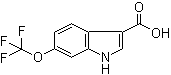 structure of CAS# 959238-96-1, 6-(三氟甲氧基)-1H-吲哚-3-羧酸