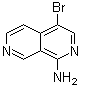 structure of CAS# 959558-28-2, 4-溴-2,7-萘啶-1-胺