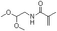 structure of CAS# 95984-11-5, N-(2,2-二甲氧基乙基)甲基丙烯酰胺