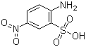 structure of CAS# 96-75-3, 2-Amino-5-nitrobenzenesulfonic acid