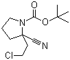 CAS 登录号：960294-12-6, 2-(2-氯乙基)-2-氰基-1-吡咯烷羧酸叔丁酯
