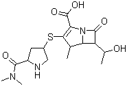 structure of CAS# 96036-03-2, Meropenem
