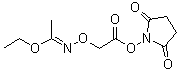 CAS 登录号：960607-67-4, 2-[[(1-乙氧基乙亚基)氨基]氧基]乙酸 2,5-二氧代-1-吡咯烷基酯