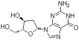 structure of CAS# 961-07-9, 2'-Deoxyguanosine