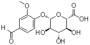 CAS # 96107-45-8, 4-Formyl-2-methoxyphenyl beta-D-glucosiduronic acid