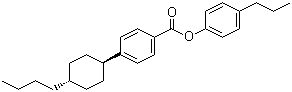 structure of CAS# 96155-68-9, 4'-反式-丁基环己基苯甲酸 4-丙基苯酯