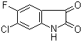 structure of CAS# 96202-57-2, 6-氯-5-氟靛红