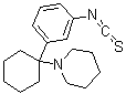 CAS # 96316-00-6, 1-[1-(3-Isothiocyanatophenyl)cyclohexyl]piperidine, Metaphit