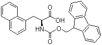 structure of CAS# 96402-49-2, (S)-N-Fmoc-1-Naphthylalanine