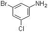 structure of CAS# 96558-78-0, 3-溴-5-氯苯胺