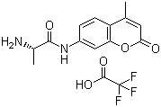 structure of CAS# 96594-10-4, L-丙氨酰 4-甲基香豆素-7-胺三氟乙酸盐