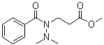 CAS # 96804-38-5, Benzoic acid 1-(3-methoxy-3-oxopropyl)-2,2-dimethylhydrazide