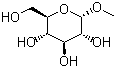 structure of CAS# 97-30-3, alpha-D-Methylglucoside