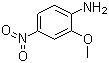 structure of CAS# 97-52-9, 2-Methoxy-4-nitroaniline