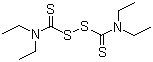 CAS # 97-77-8, Disulfiram, Bis(diethylthiocarbamoyl) disulfide, Tetraethylthiuram disulfide, TETD