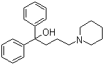 CAS # 972-02-1, Difenidol, 1,1-Diphenyl-4-(1-piperidyl)butan-1-ol