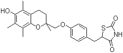 structure of CAS# 97322-87-7, 曲格列酮